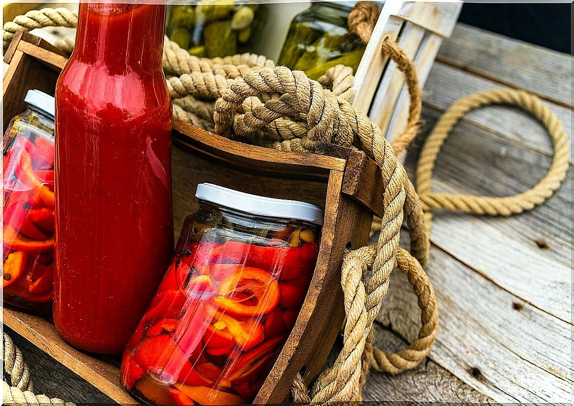 Canned tomatoes.