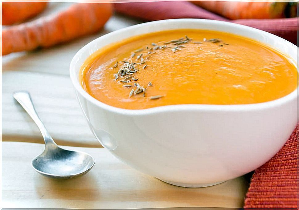 Creamy carrot with pumpkin 