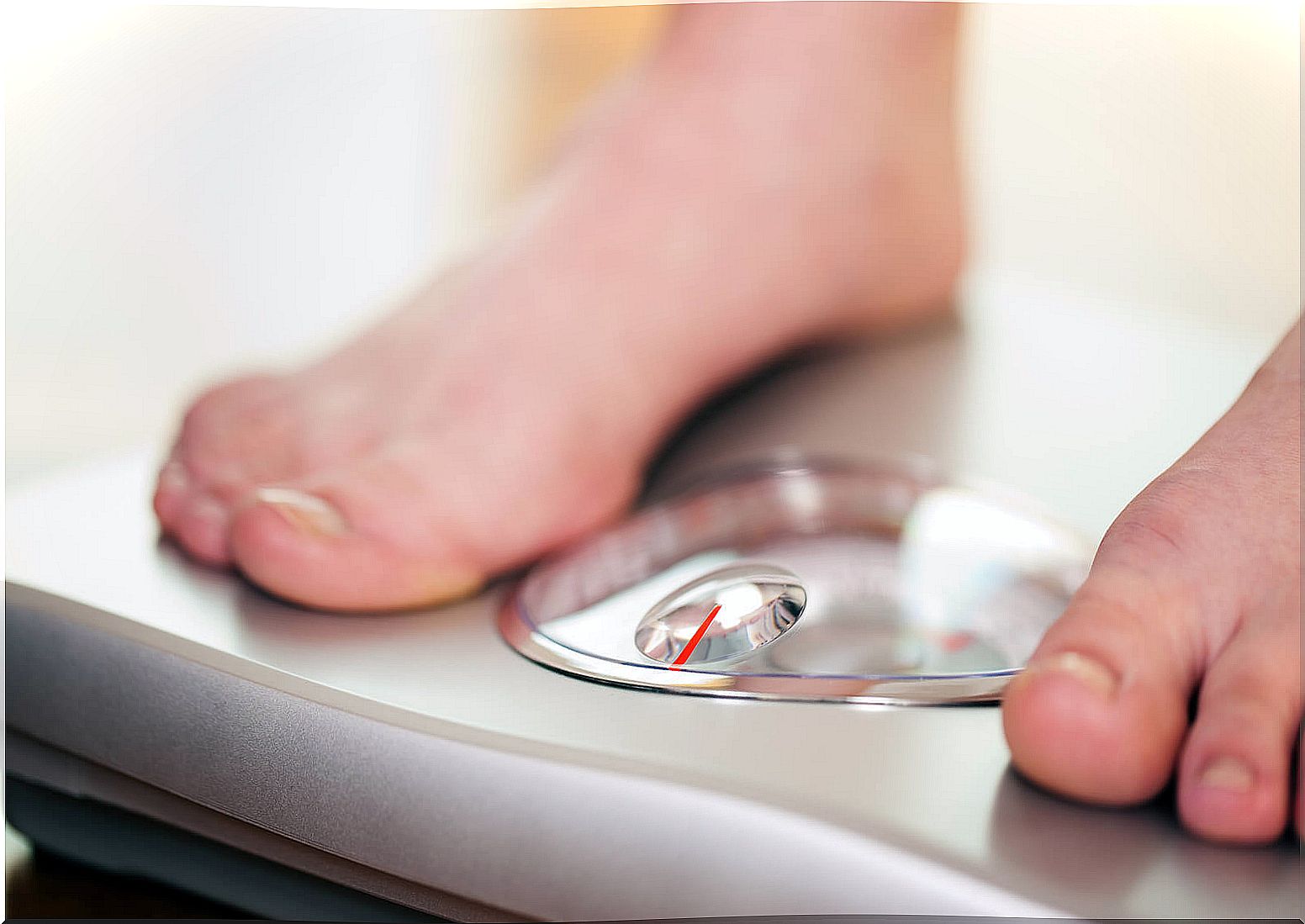 Weigh yourself to measure healthy diet.