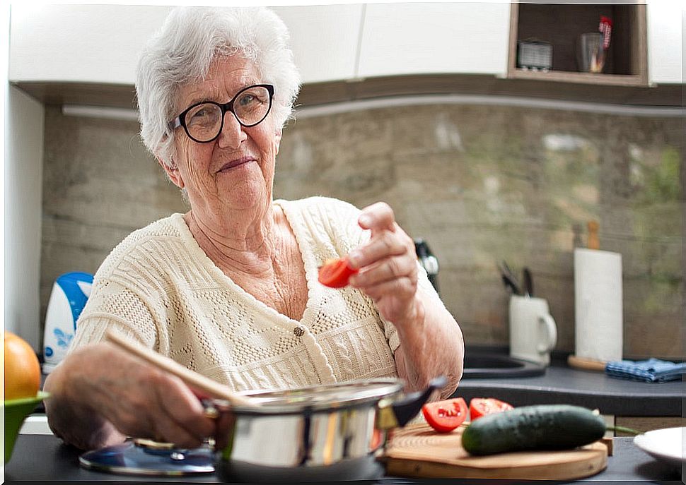 Soup made by grandmother