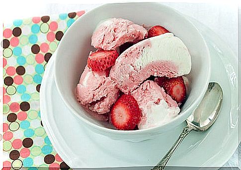 strawberry ice cream Back to the Cutting Board