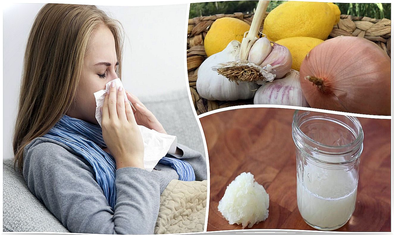 Onion to relieve coughs, flu and allergies