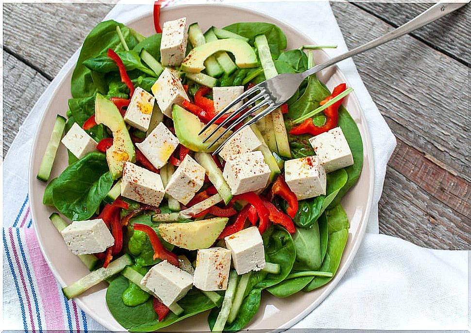 Spinach salad