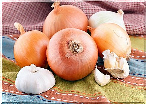 Onion and garlic